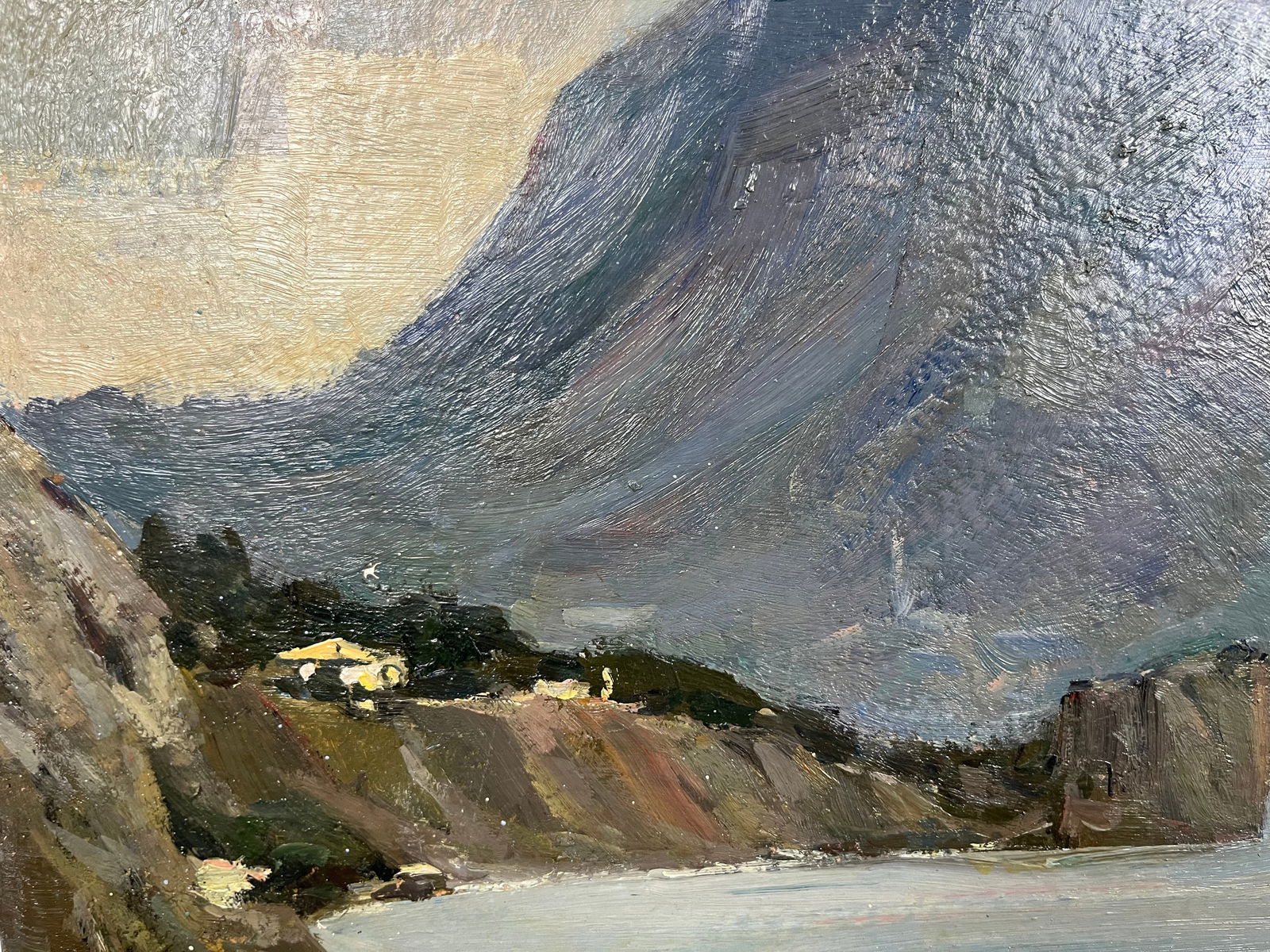 Oil painting Ayu-Dag before the rain Chuprina N. - 2