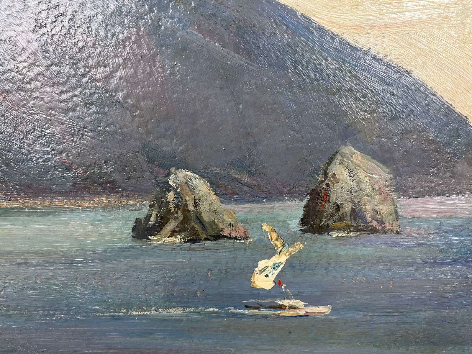 Oil painting Ayu-Dag before the rain Chuprina N. - 4