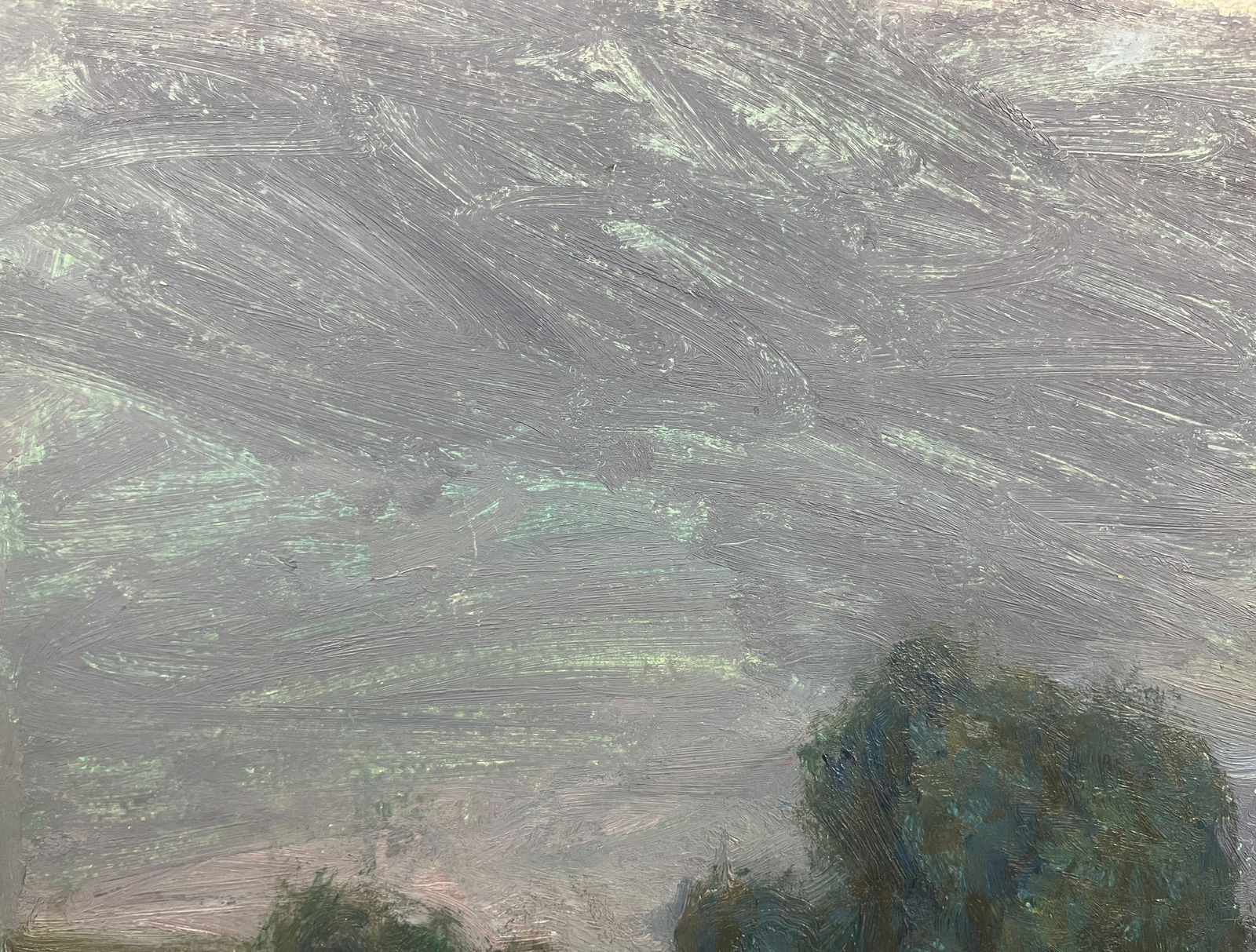 Oil painting Before the rain Petrashevsky S. - 2