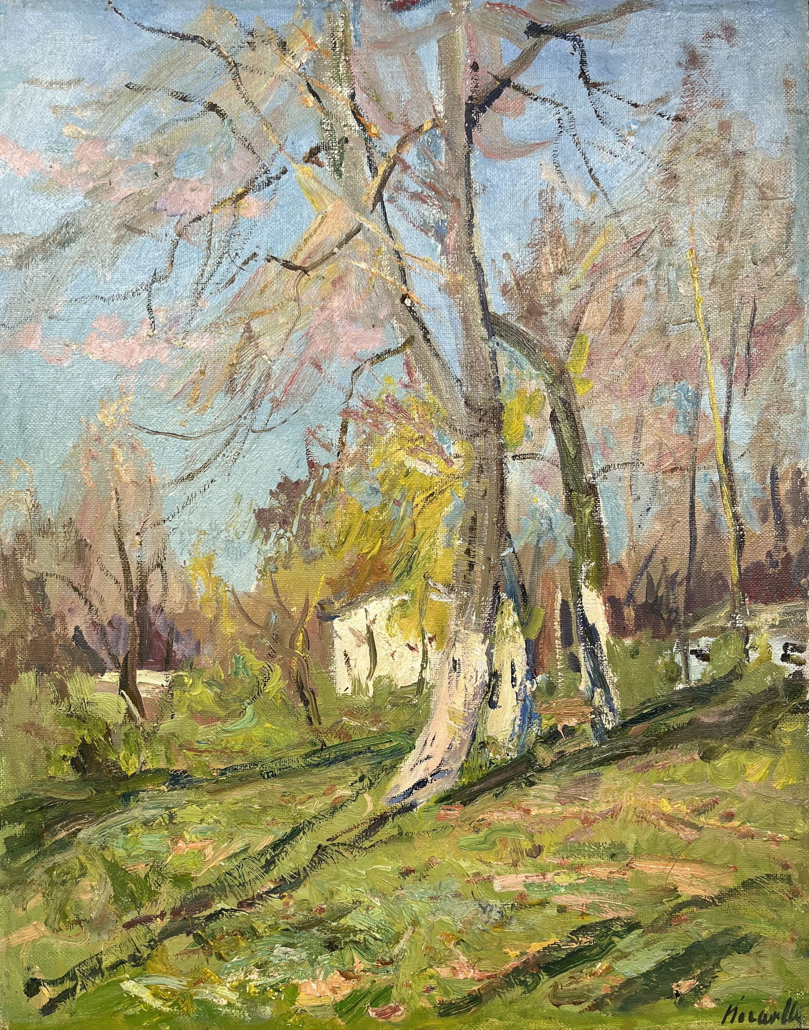 Oil painting Lonely house Kogan-Shatz - 2