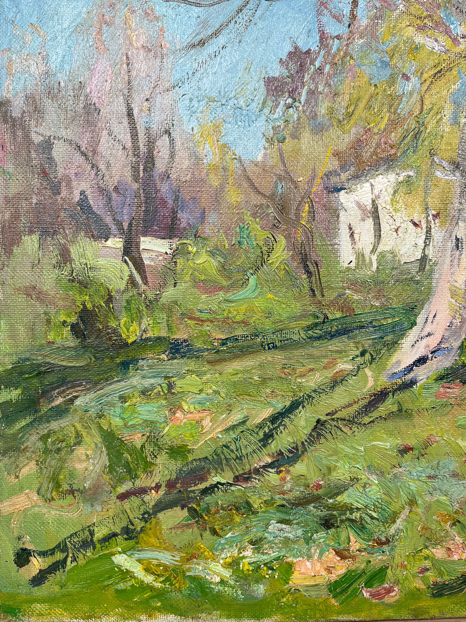 Oil painting Lonely house Kogan-Shatz - 7