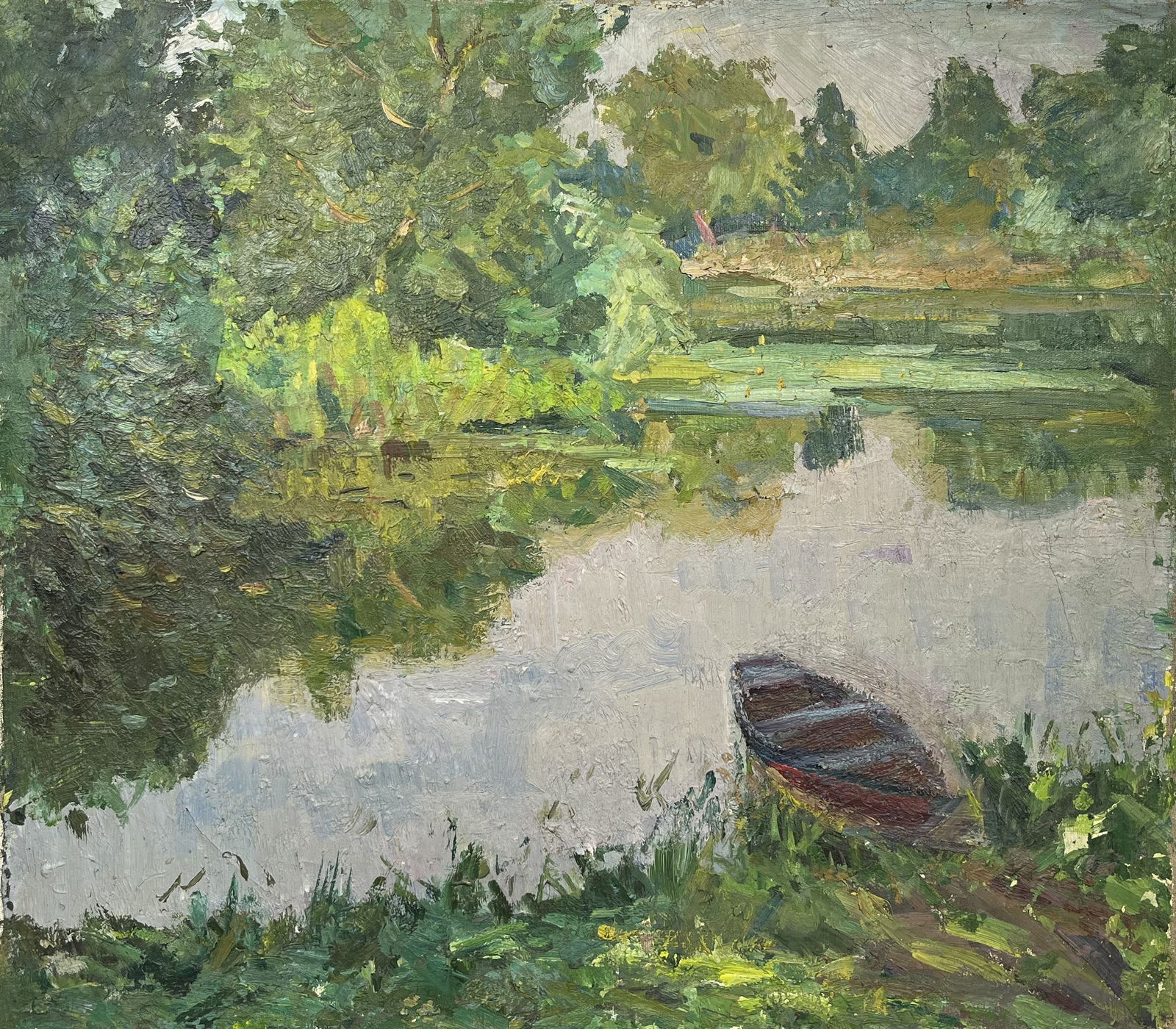 Oil painting Quiet backwater Kogan-Shatz - 2
