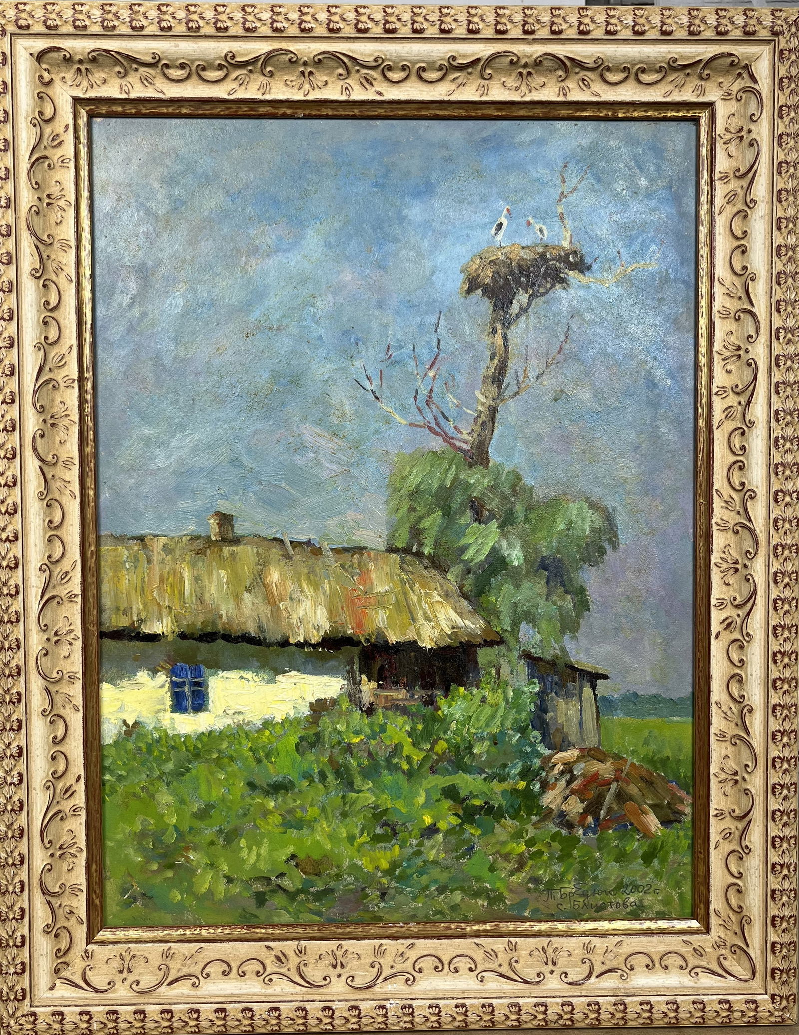 Oil painting An old house Bredyuk P. - 2