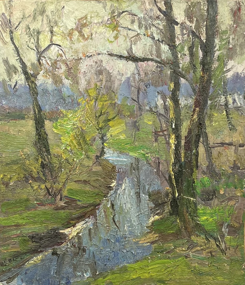 Oil painting After the rain Kogan-Shatz - 2