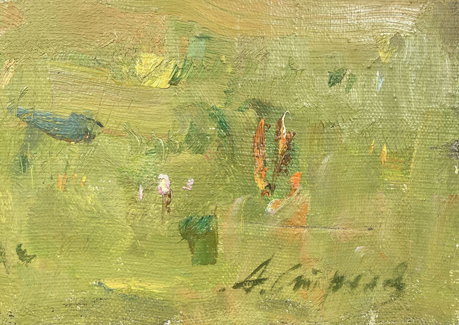 Oil painting Cut hay Strelov A. - 7