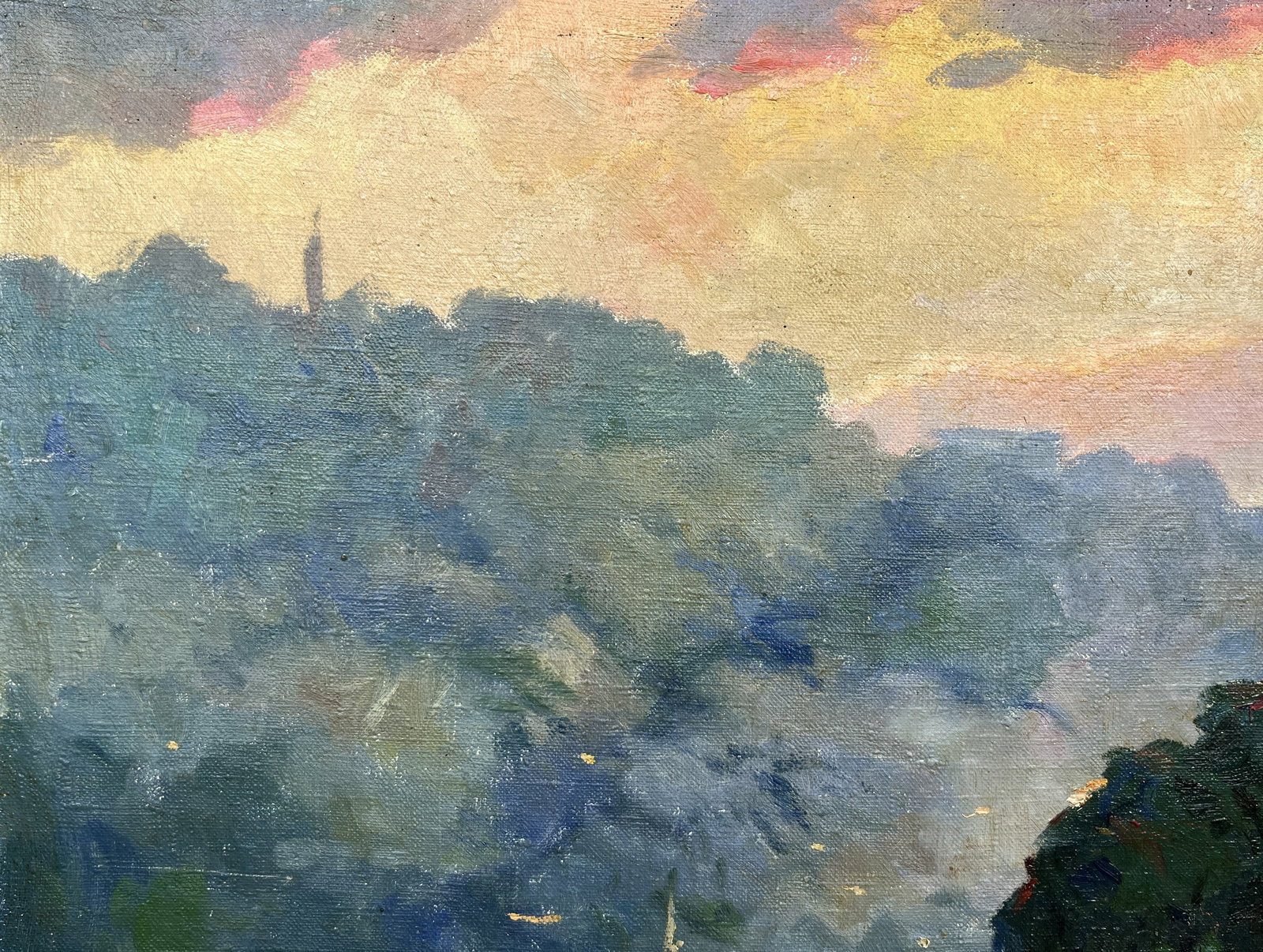 Oil painting On the Dnieper - 4