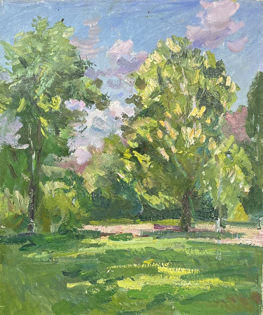 Oil painting Forest Glade Kogan-Shatz - 3