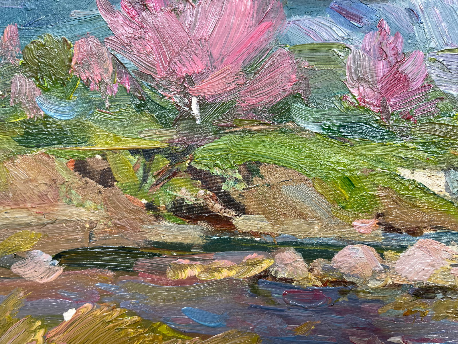 Oil painting Mountain valley Strelov A. - 7