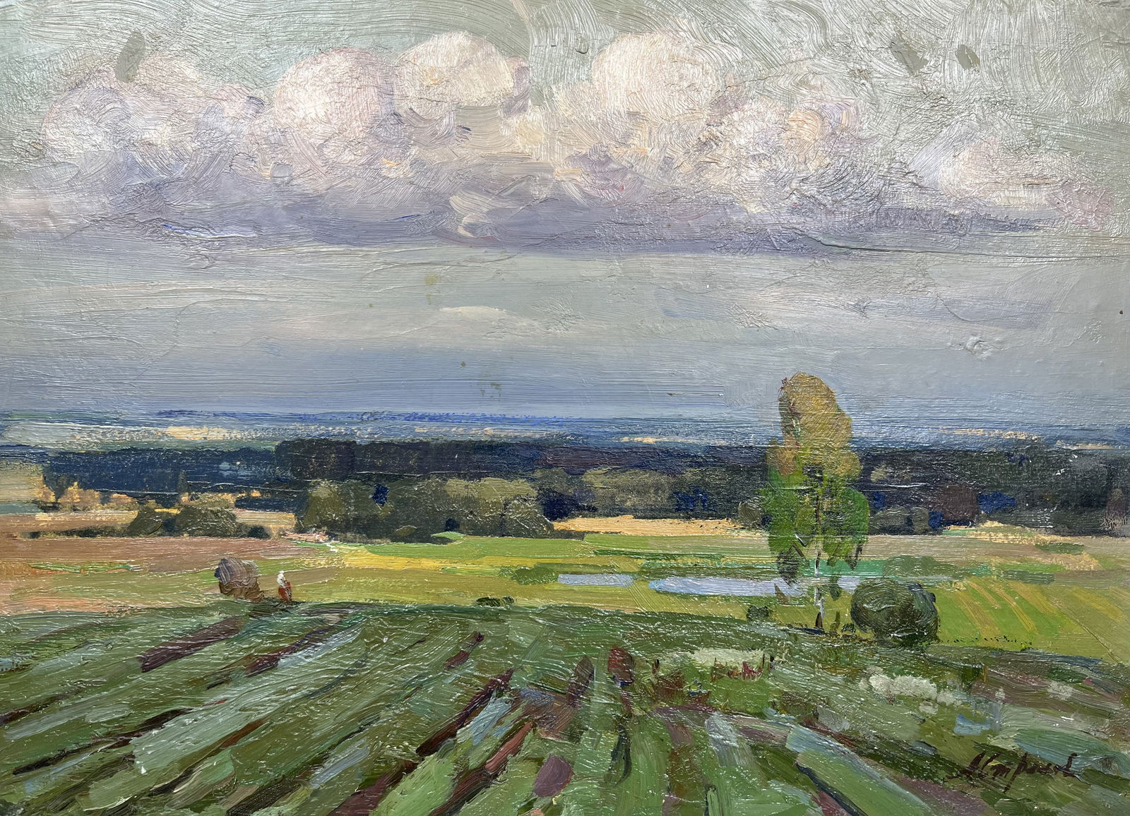 Oil painting Summer in Sednev Strelov A. - 2