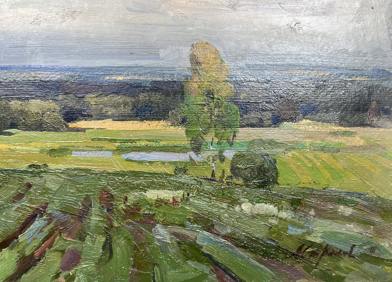 Oil painting Summer in Sednev Strelov A. - 6