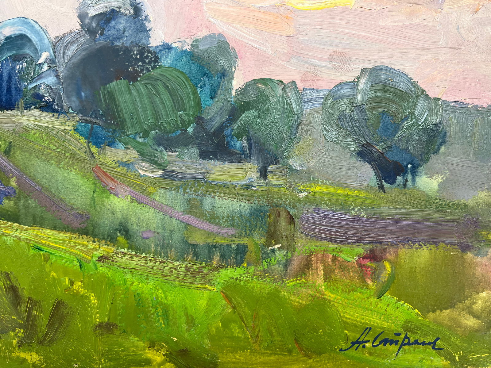 Oil painting Towards sunset Strelov A. - 7