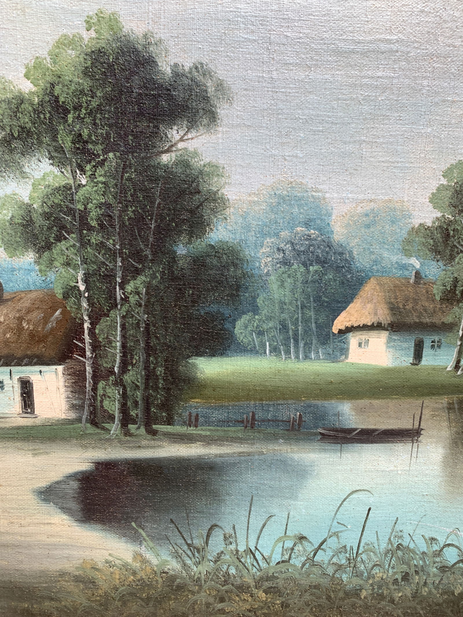 Oil painting Morning fishing Prokuda - 7