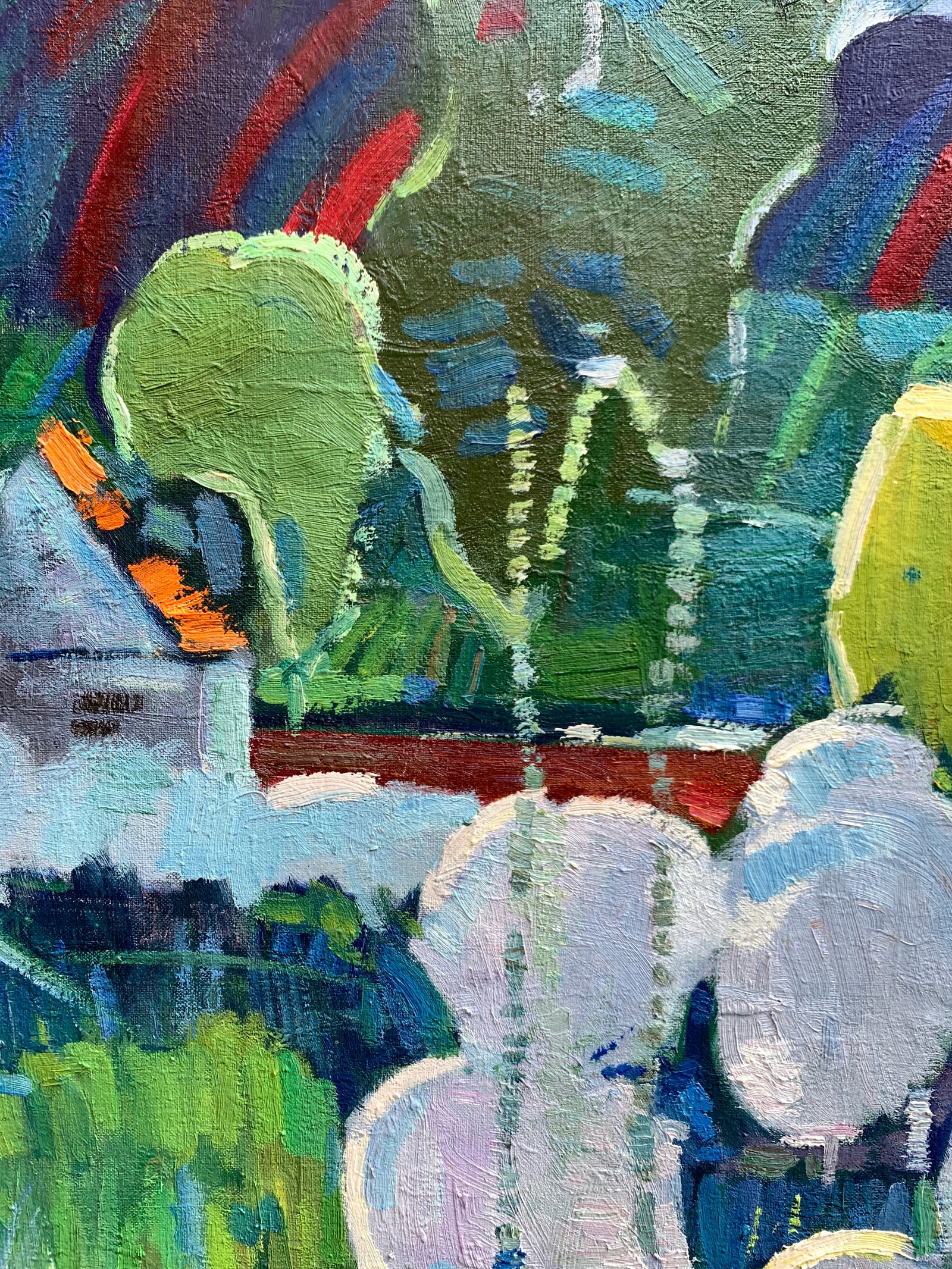 Oil painting May day Zhezher - 4