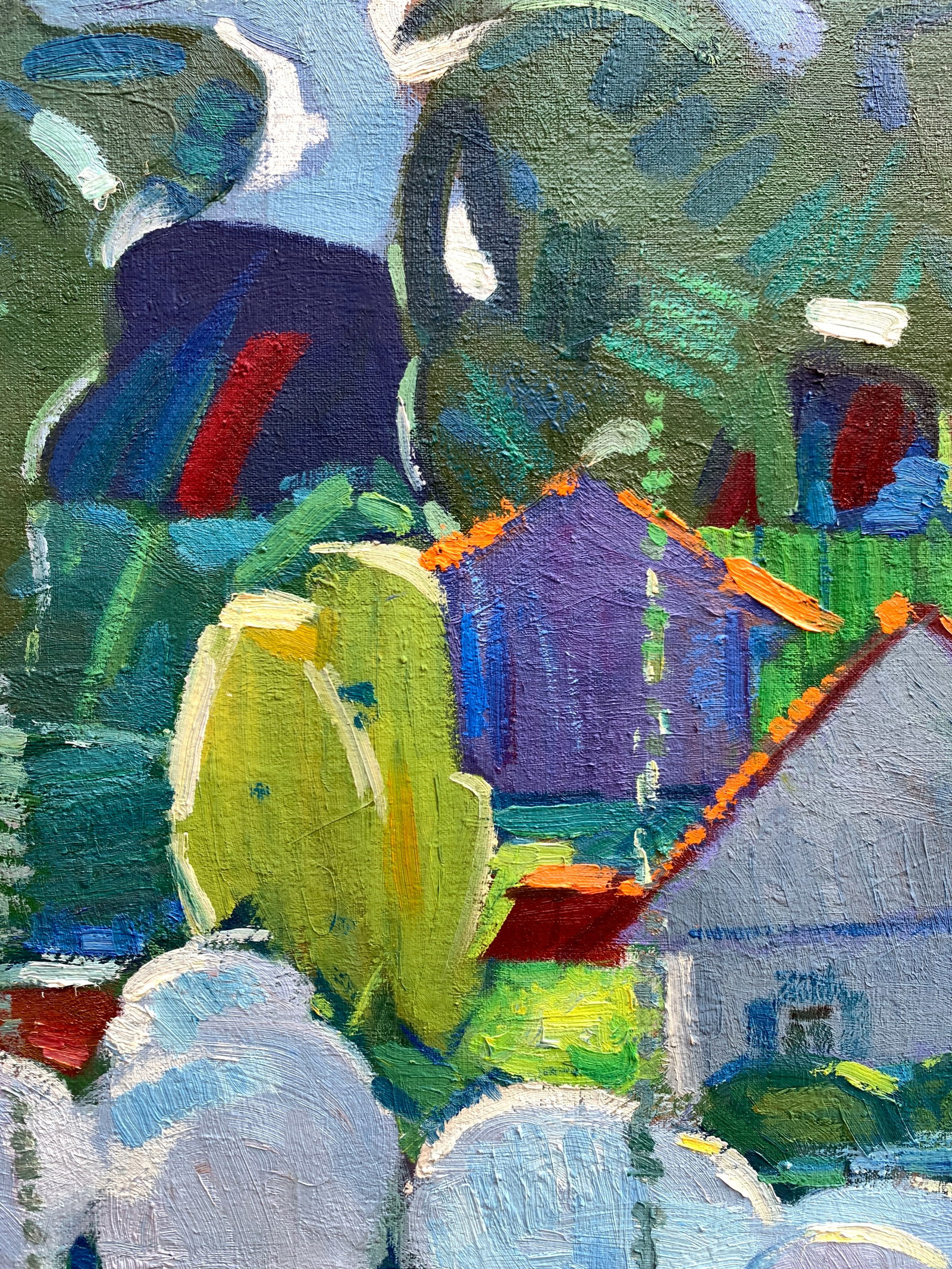 Oil painting May day Zhezher - 6