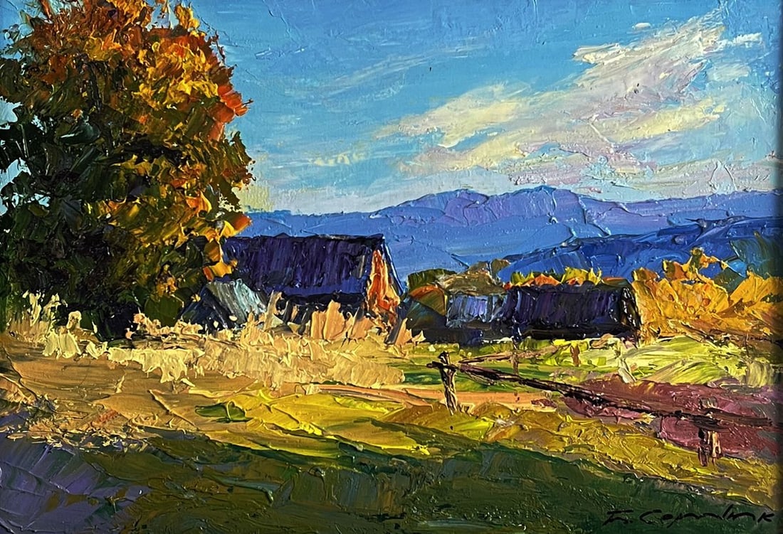 Oil painting House in the mountains Boris Serdyuk - 3