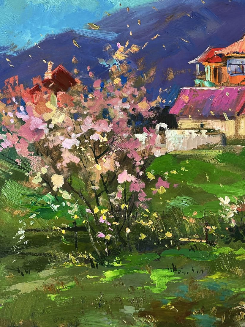 Oil painting House on the Mountain Yuriy Suprunchuk - 5