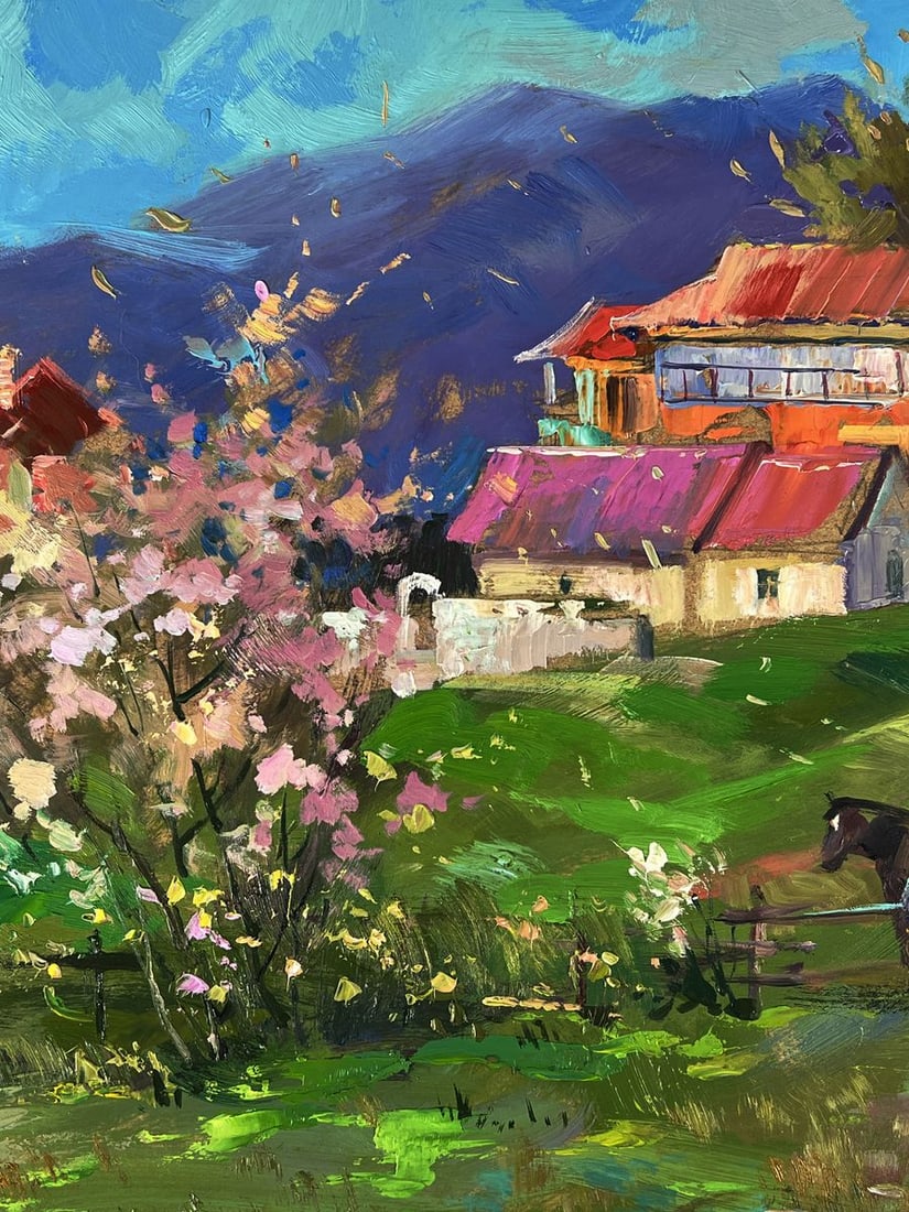Oil painting House on the Mountain Yuriy Suprunchuk - 6