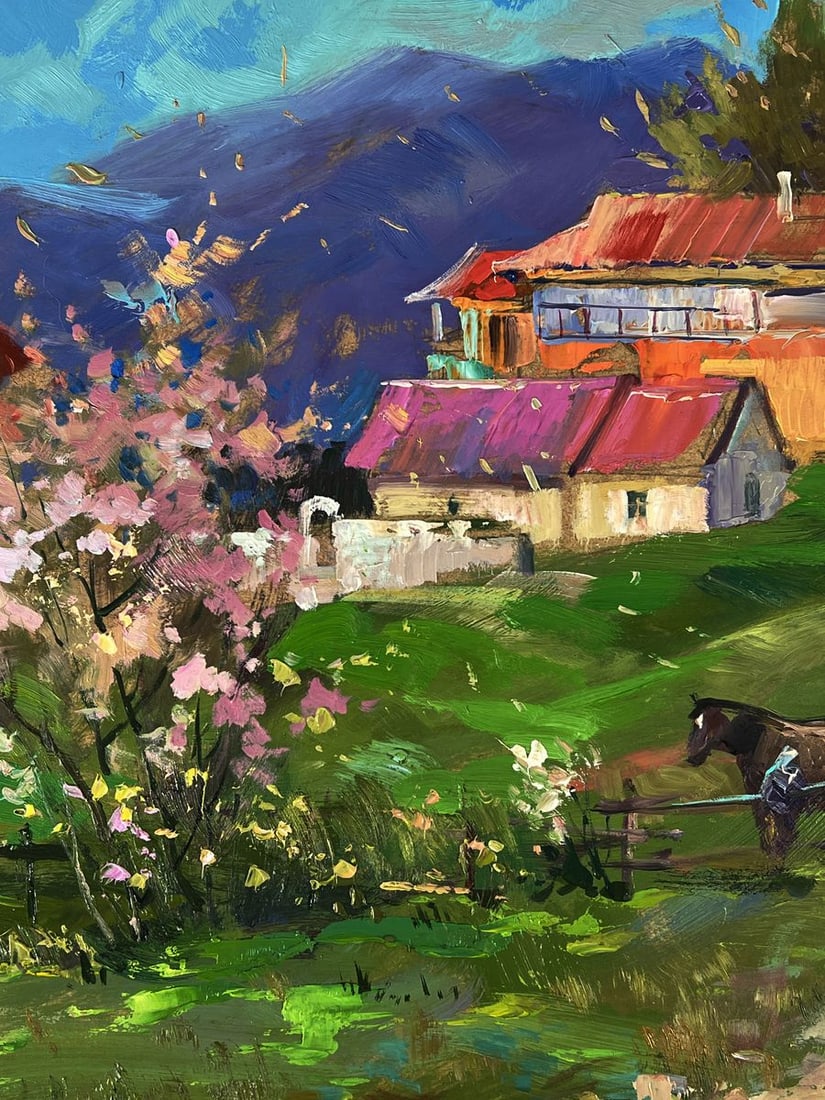 Oil painting House on the Mountain Yuriy Suprunchuk - 7