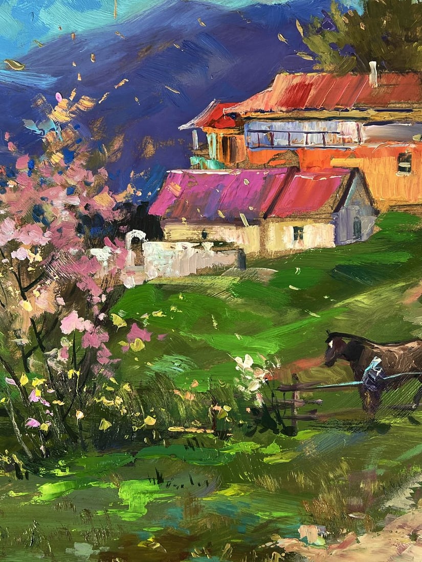 Oil painting House on the Mountain Yuriy Suprunchuk - 8