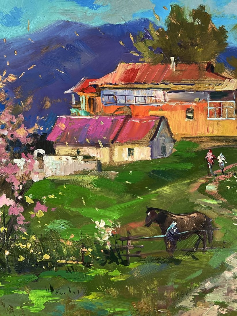 Oil painting House on the Mountain Yuriy Suprunchuk - 9