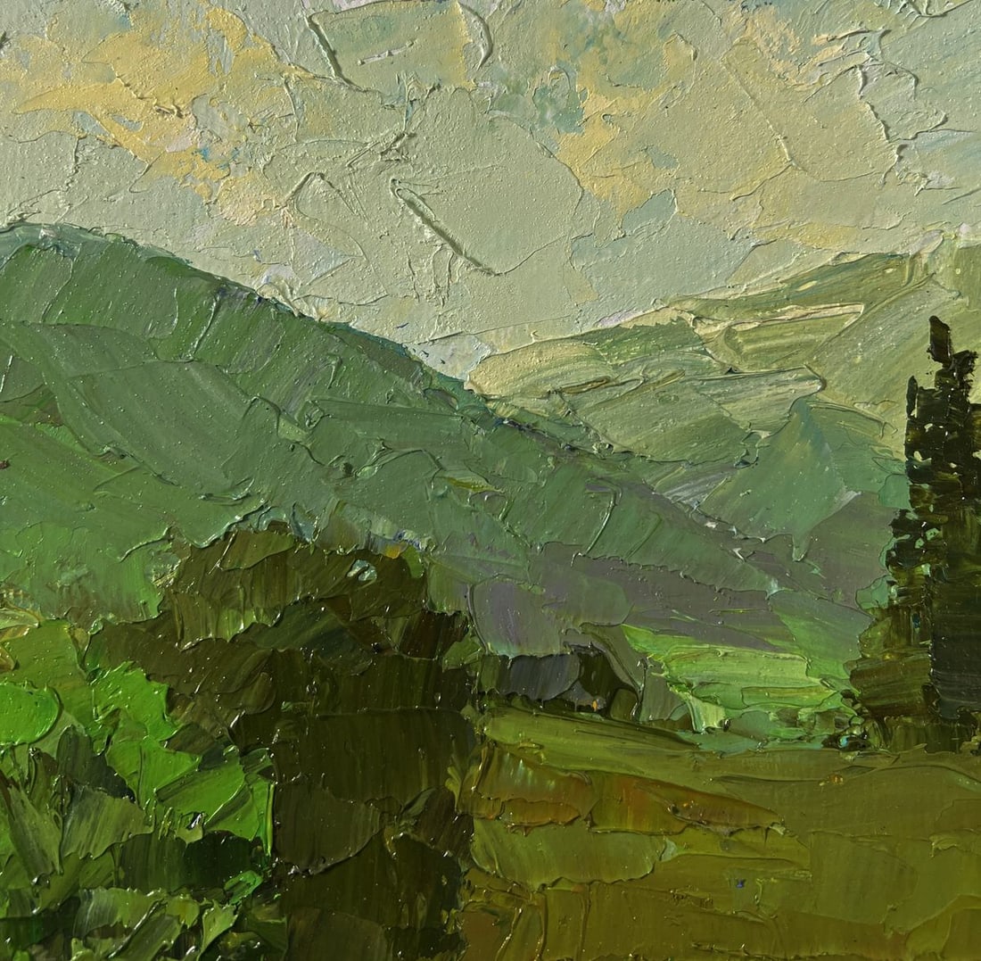 Oil painting Mountain nature Boris Serdyuk - 5