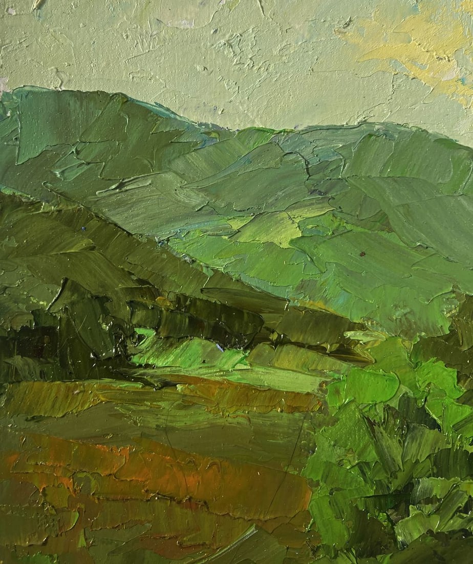 Oil painting Mountain nature Boris Serdyuk - 6