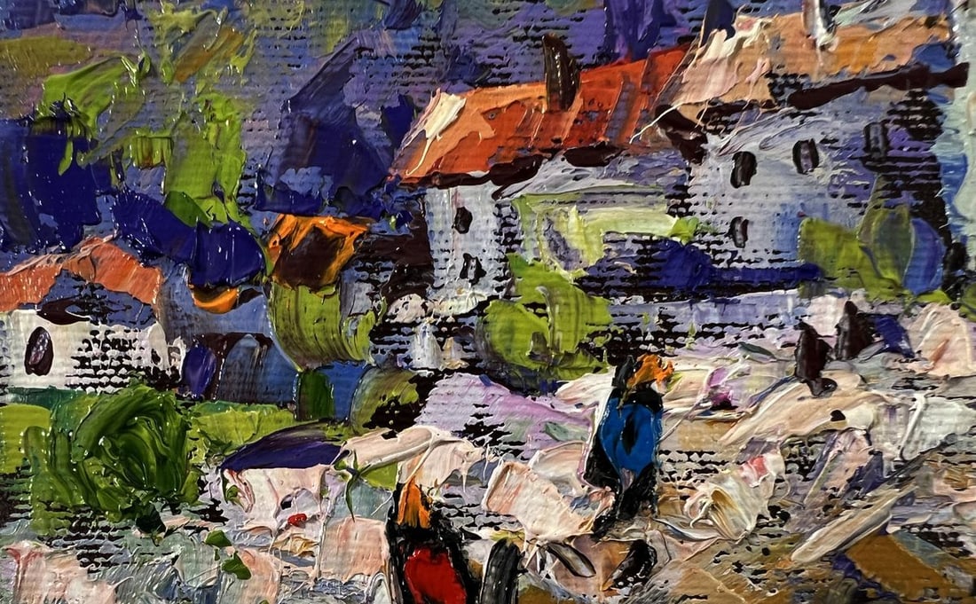 Oil painting Blue mountains Oleksiy Ivanyuk - 6