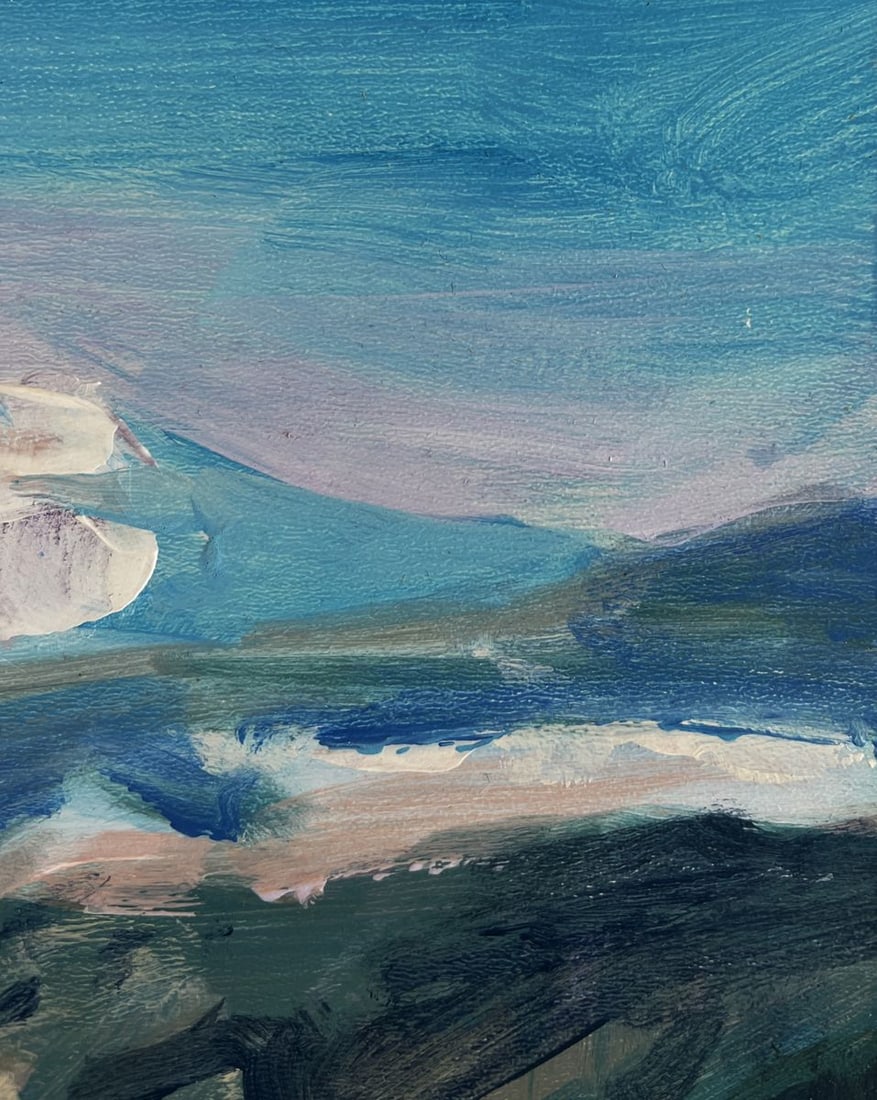 Acrylic painting Winter warm comfort Mykhailo Patskan - 4