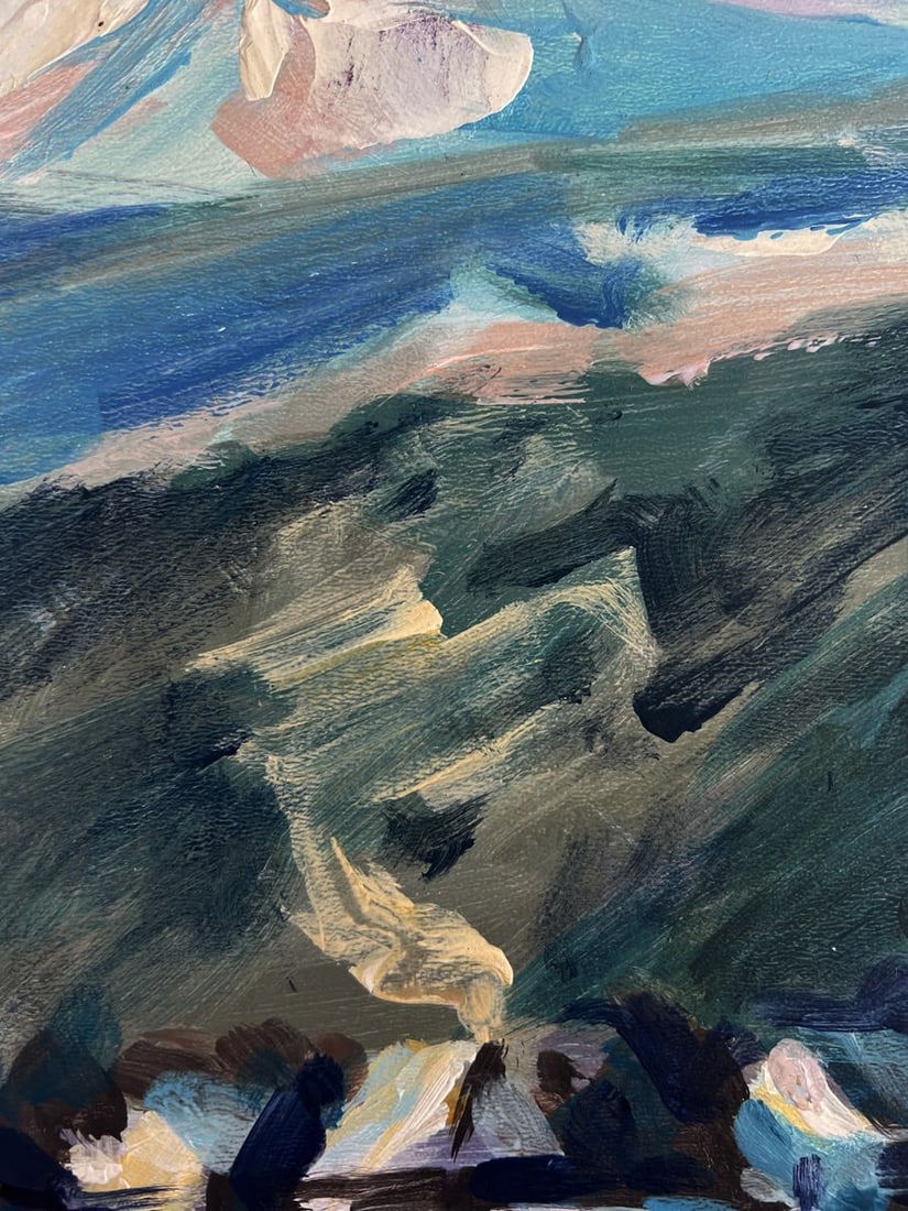 Acrylic painting Winter warm comfort Mykhailo Patskan - 6