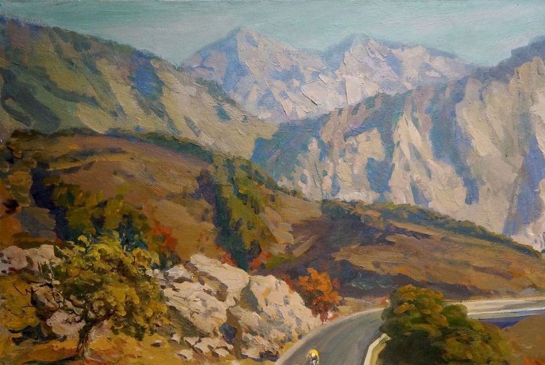 Oil painting Mountain landscape Litovchenko Boris Alexandrovich - 3