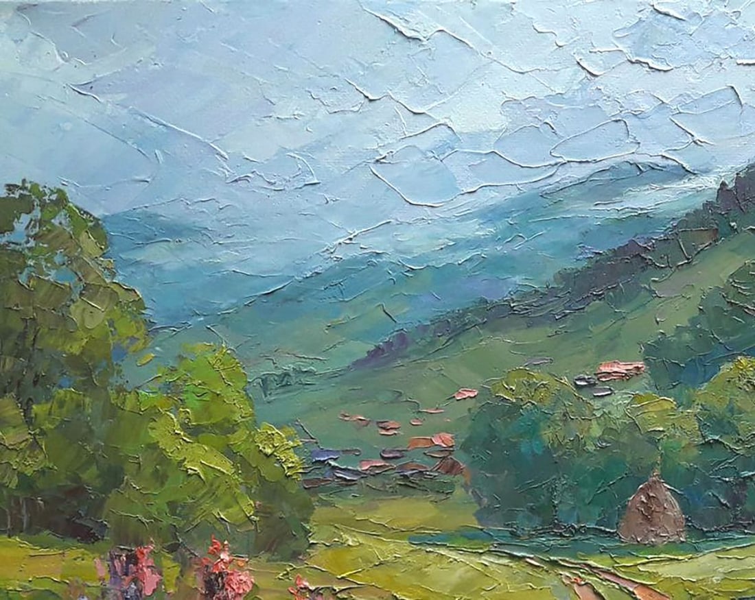 Oil painting Path in the mountains Serdyuk Boris Petrovich - 2