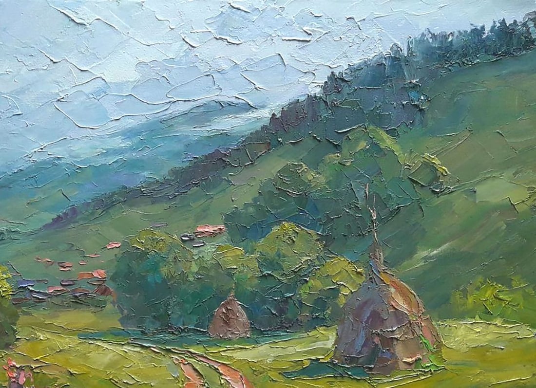 Oil painting Path in the mountains Serdyuk Boris Petrovich - 3