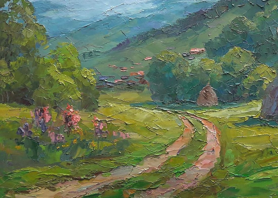 Oil painting Path in the mountains Serdyuk Boris Petrovich - 4