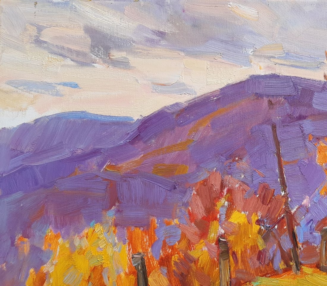 Oli painting Road in the mountains Tepeta Miacheslav - 2