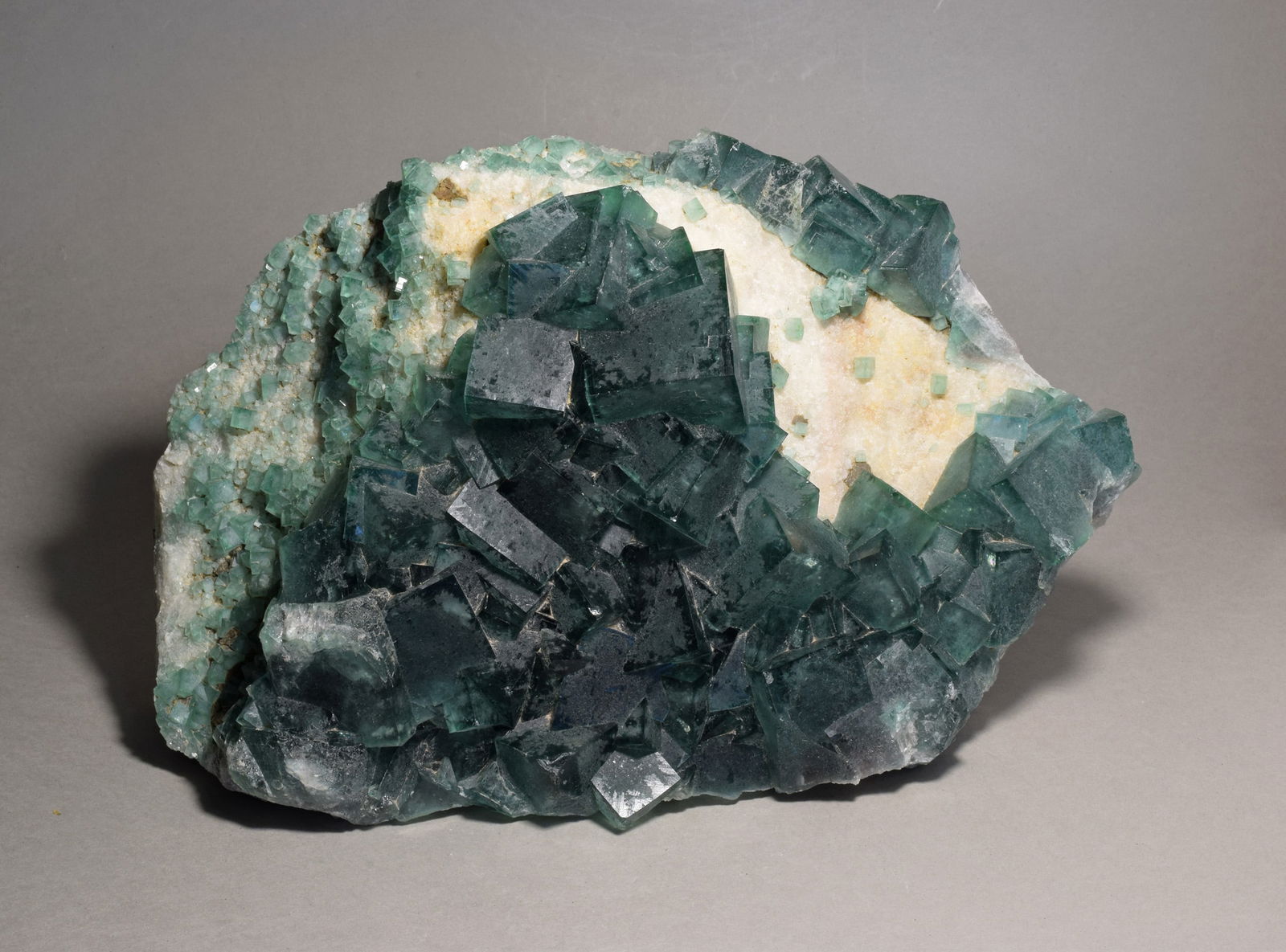 Large fluorite on matrix - 3