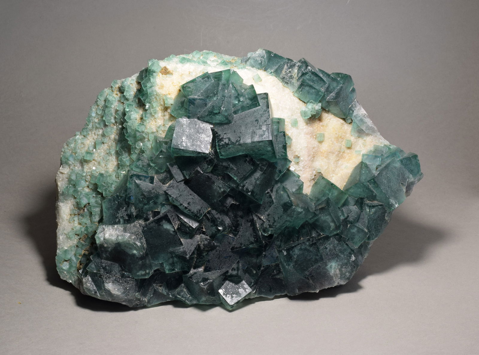 Large fluorite on matrix - 4