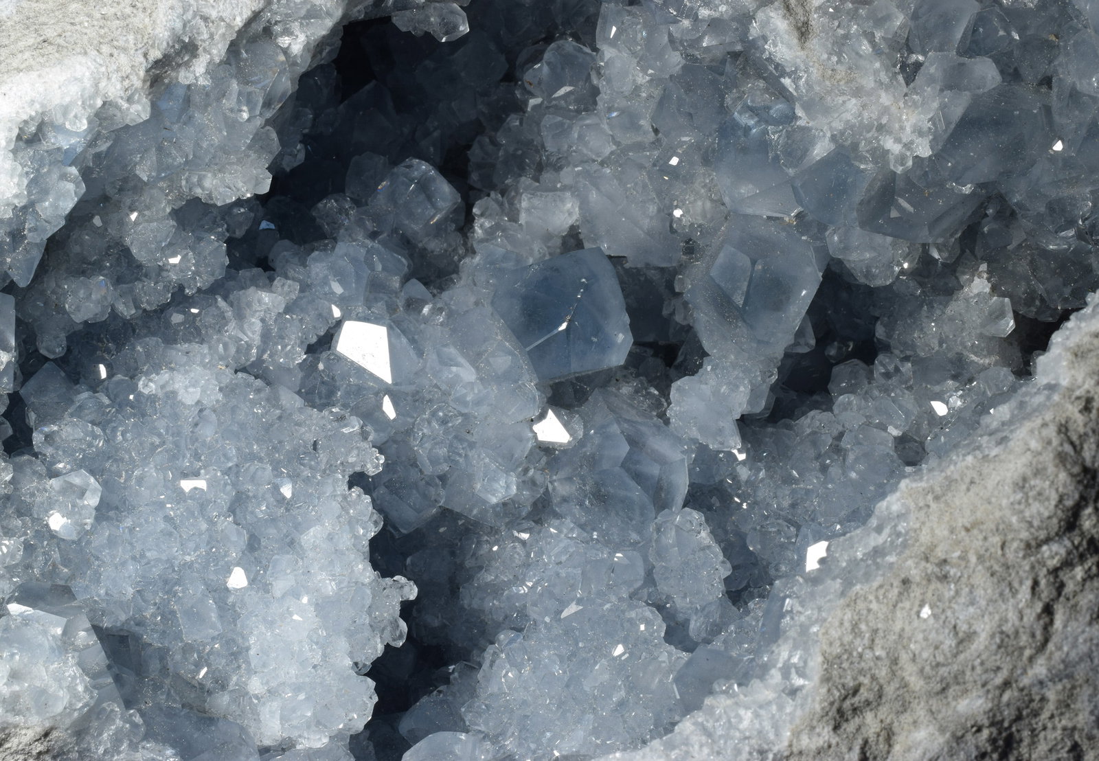 Large Celestite geode - 5