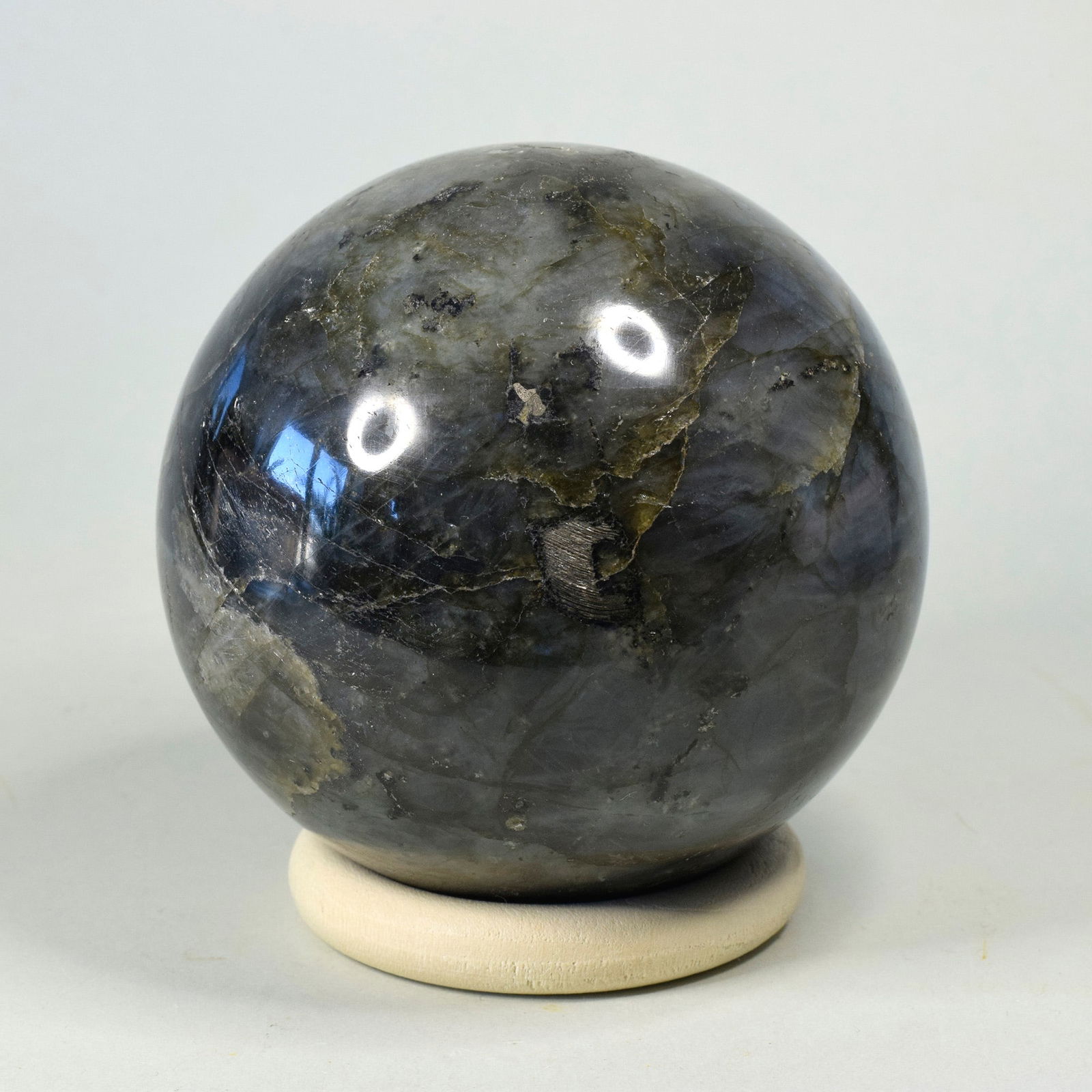 8.0 cm Polished Labradorite sphere - 2