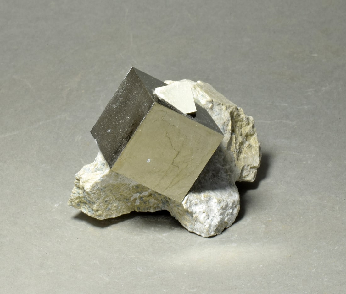 Beautiful Iron pyrite on matrix - 3