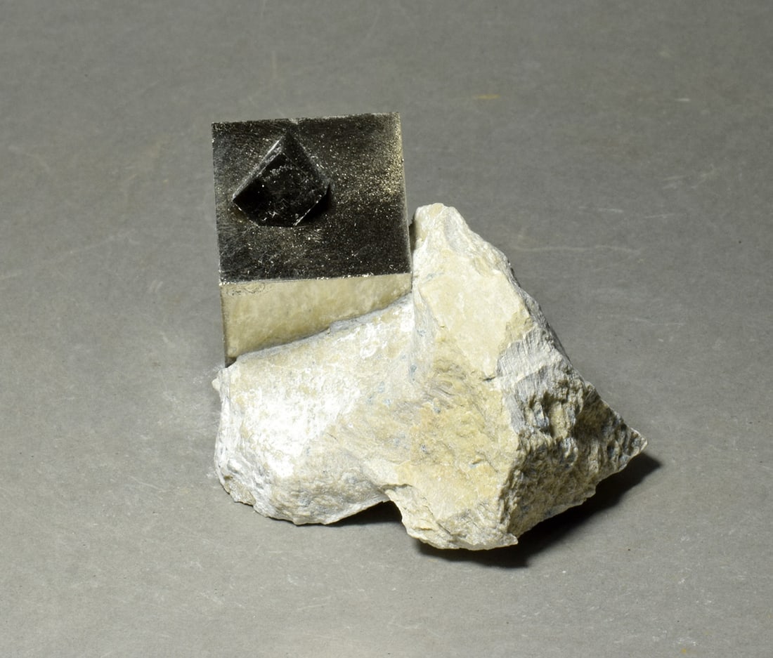 Beautiful Iron pyrite on matrix - 5