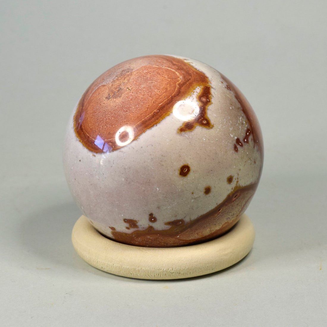 Gorgeous 5.9 cm Polished Polychrome Jasper sphere - 4