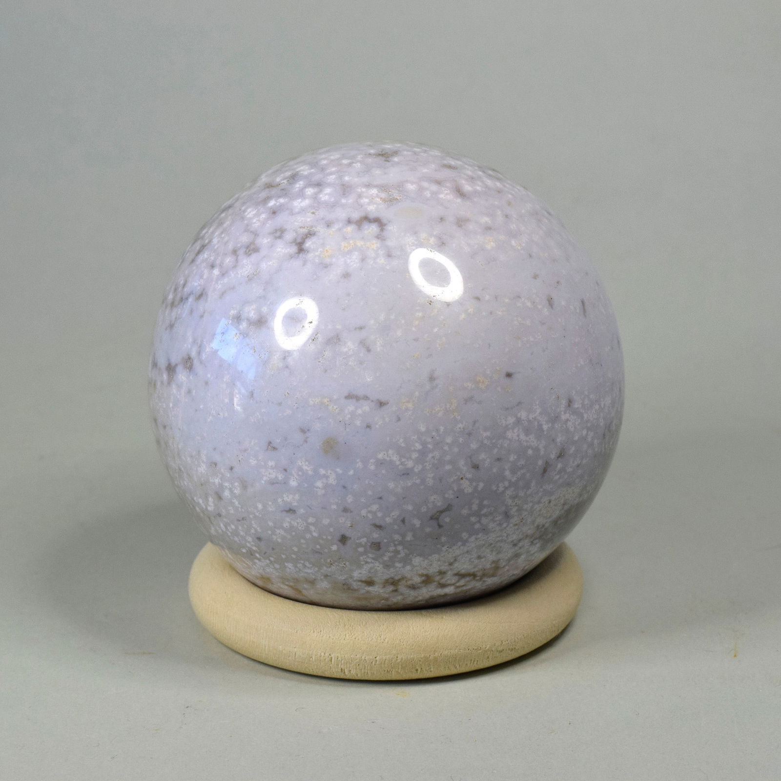 6.5 cm Polished Ocean Jasper sphere - 2