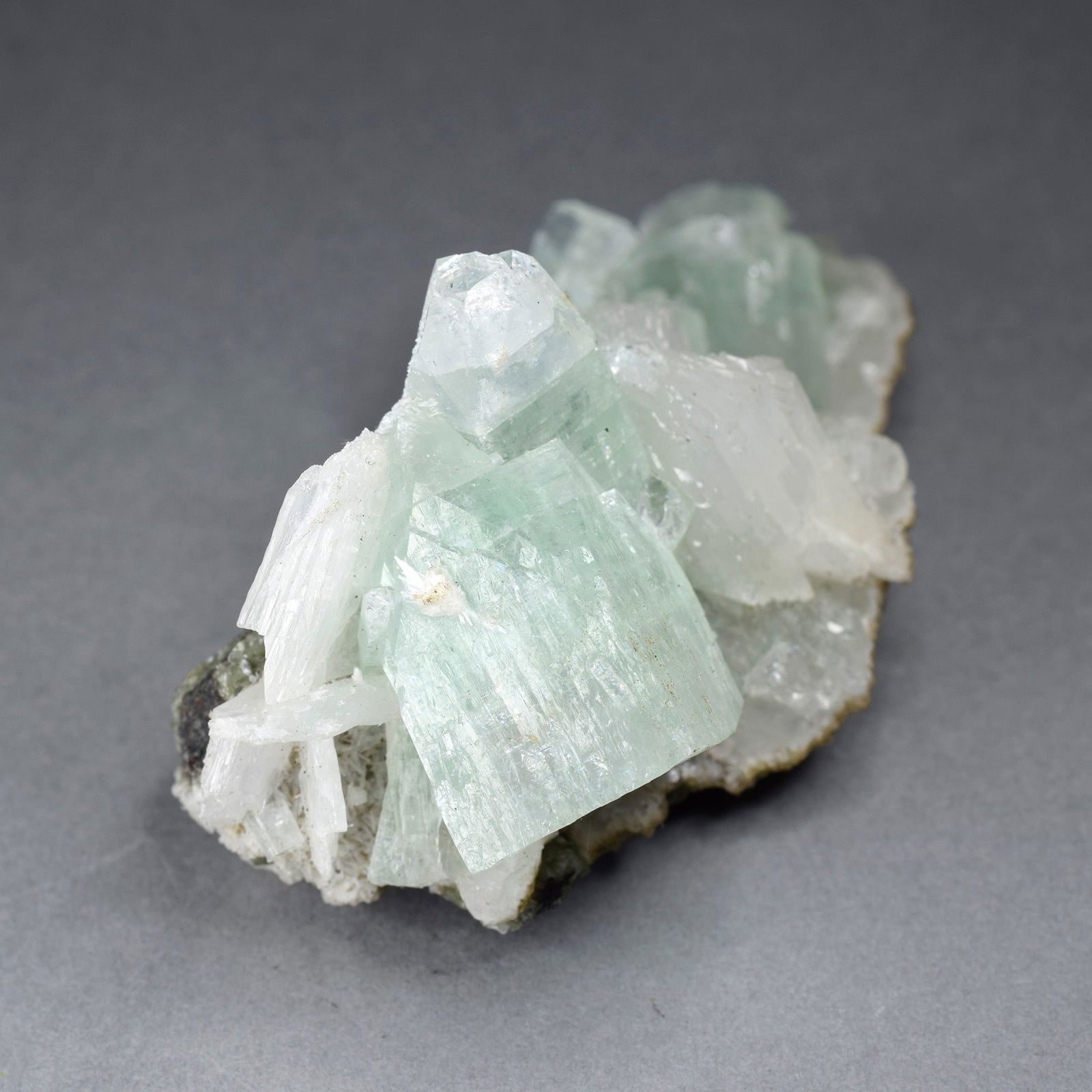 Fine Apophyllite on matrix - 3