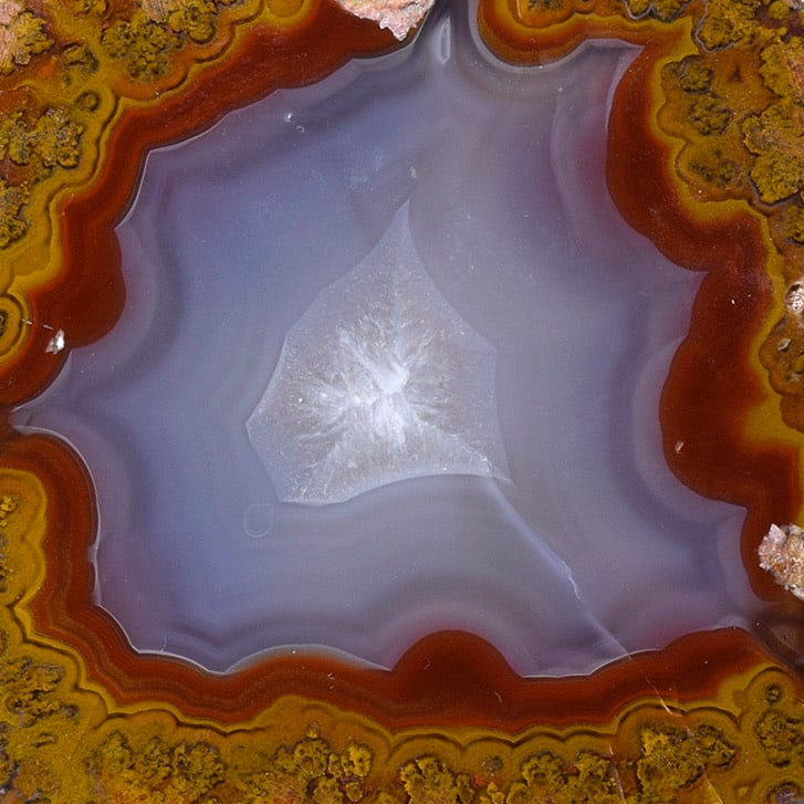 Fine 8.5 x 8.5 cm agate - 2