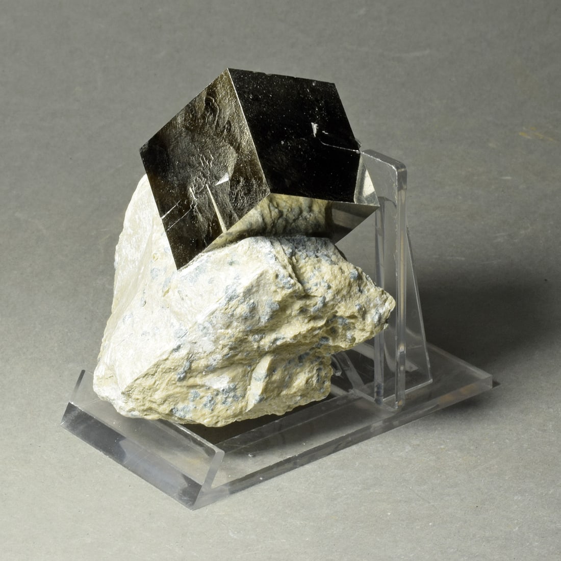 Beautiful Iron pyrite on matrix - 5
