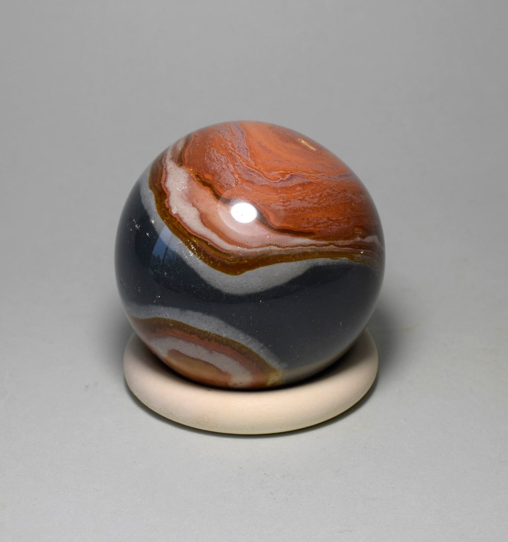 5.9 cm Polished Polychrome Jasper sphere - 3