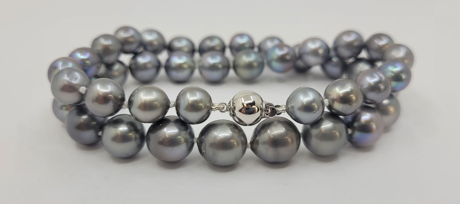 Necklace PSL Certified Tahitian Pearls - 8.4x10.9mm - 14
