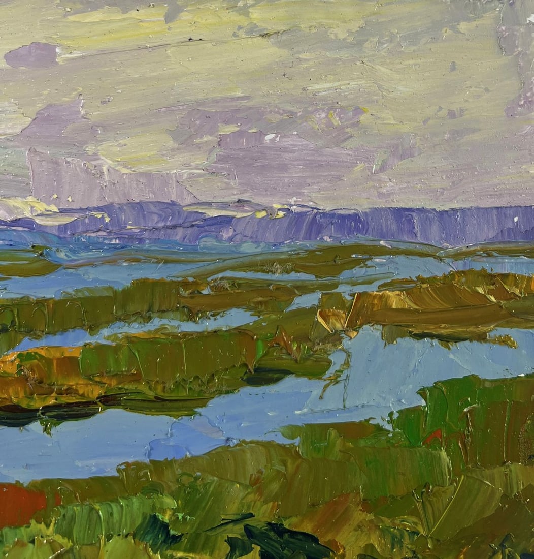 Oil painting Fishing on the lakes Boris Serdyuk - 4