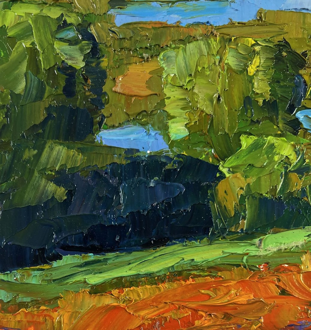 Oil painting Fishing on the lakes Boris Serdyuk - 7