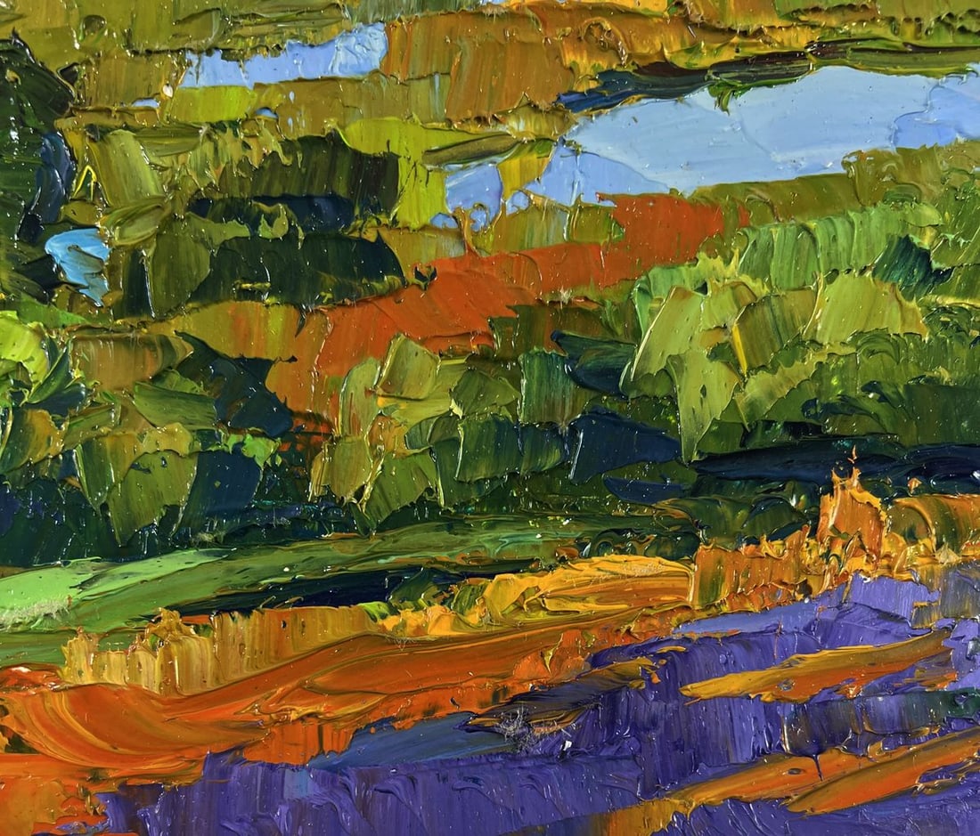 Oil painting Fishing on the lakes Boris Serdyuk - 8